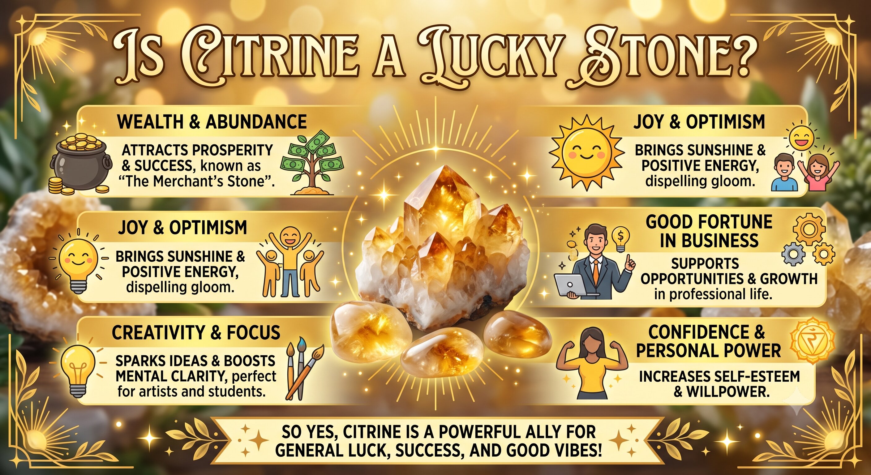 Is Citrine A Lucky Stone
